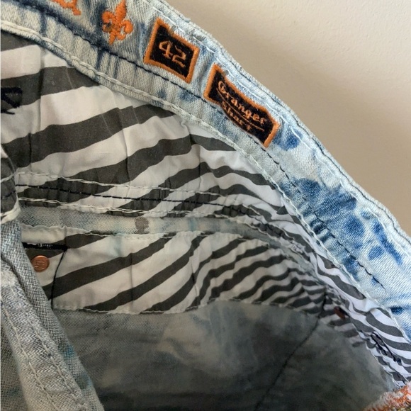 Men’s Rock Revival distressed denim shorts size 42 - Picture 7 of 11